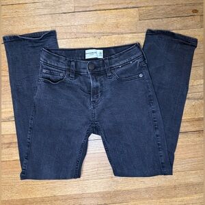 Abercrombie Kids Dark Gray Straight Leg Jeans